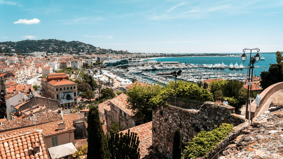 région provence alpes cote d'azur, paca, sud de la france vue mer Méditerranée